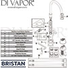 Bristan Tangerine Easyfit Sink Mixer Tap Spares